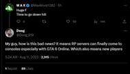 Another noteworthy chain of reactions (Image via @MaxModz1382, @Doog_919)